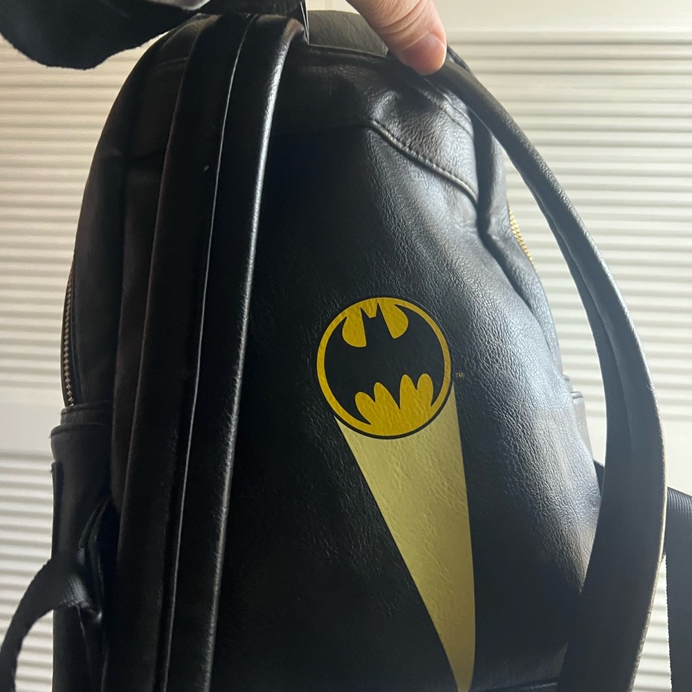 Batman Black Backpack by Cakeworthy - Picture 2 of 5